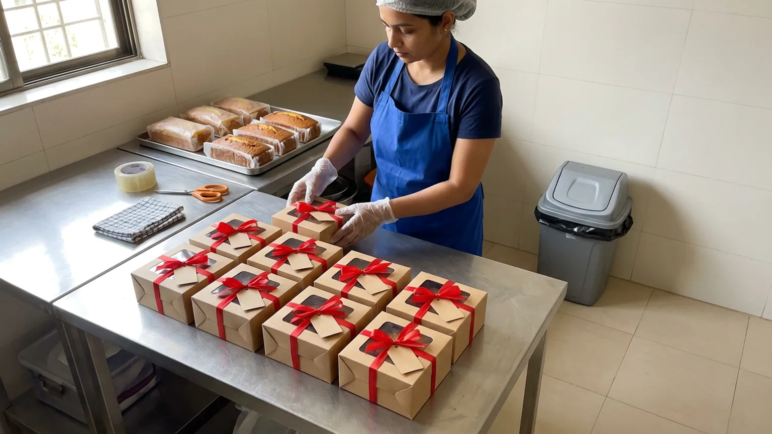 Pack the day before pickups, and keep the order list beside you so every box goes to the right person.